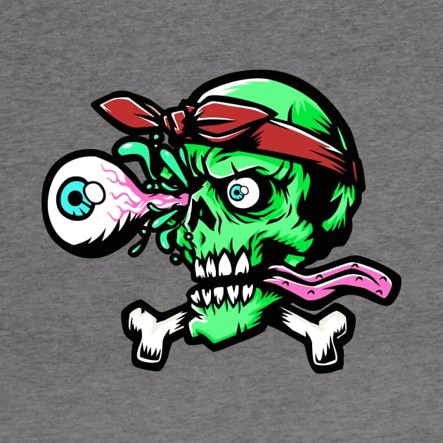 Cartoon Zombie Gangster by SLAG_Creative